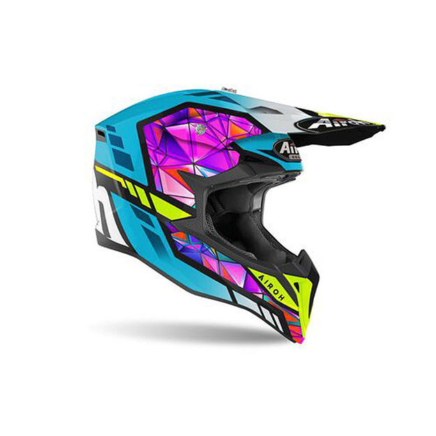 Шлем кросс AIROH Wraap DIAMOND Glossy 1