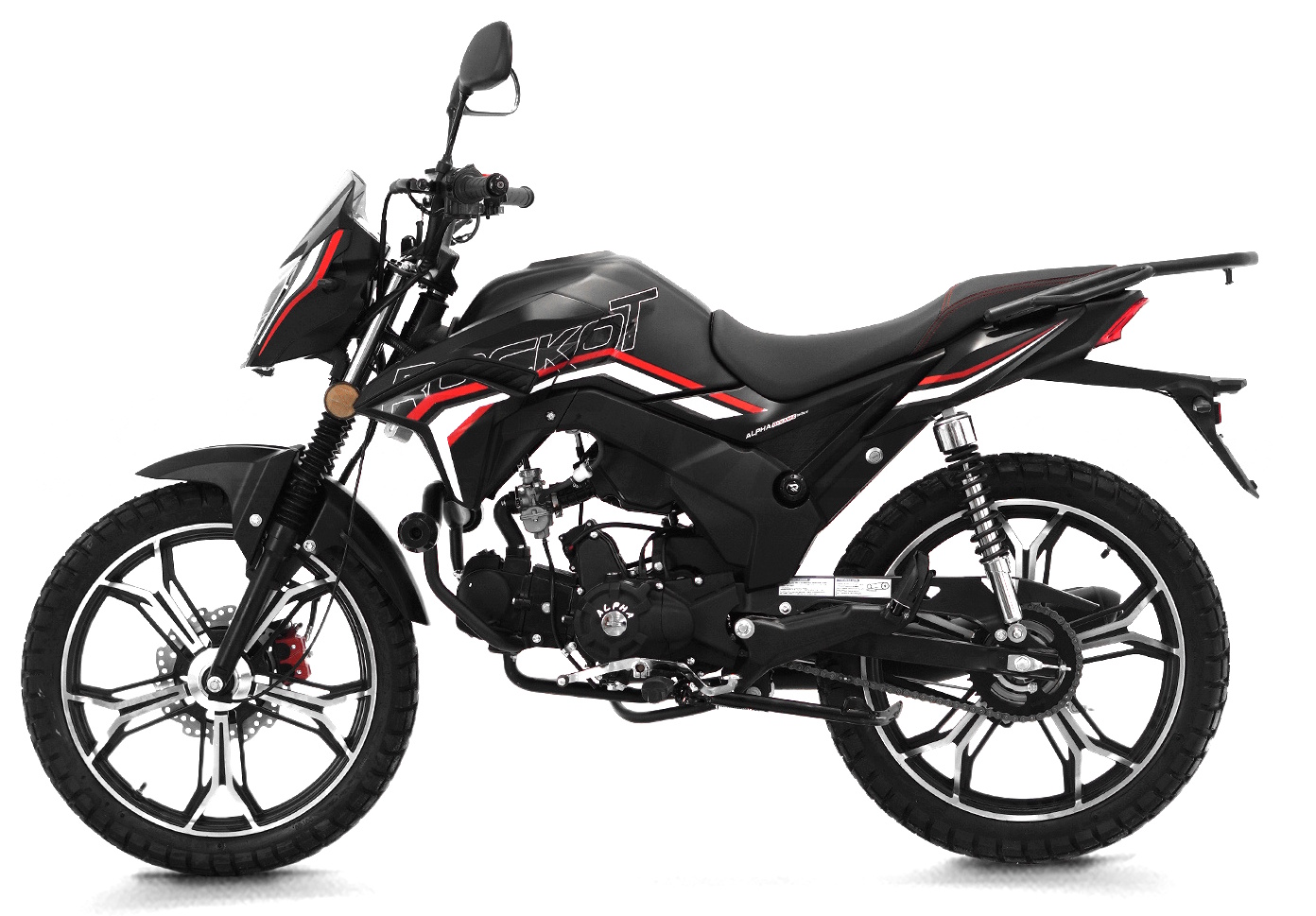 Мопед ROCKOT ALPHA DYNAMIC (черный матовый)